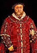 Hans Holbein Portrat des Heinrich VIII oil